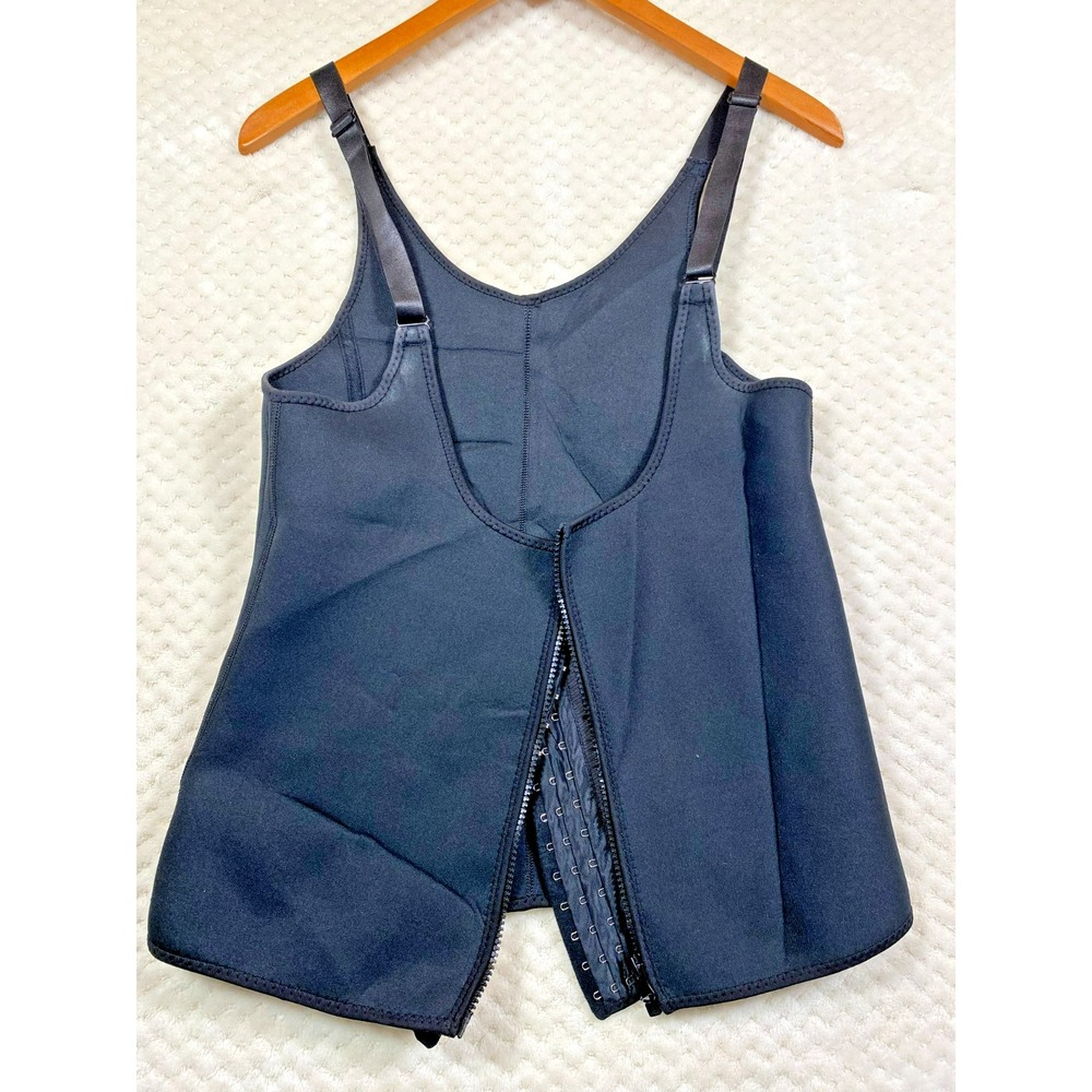Sweat Waist Trainer Tank Vest Women Workout Tummy Control Shapewear Black 2XL